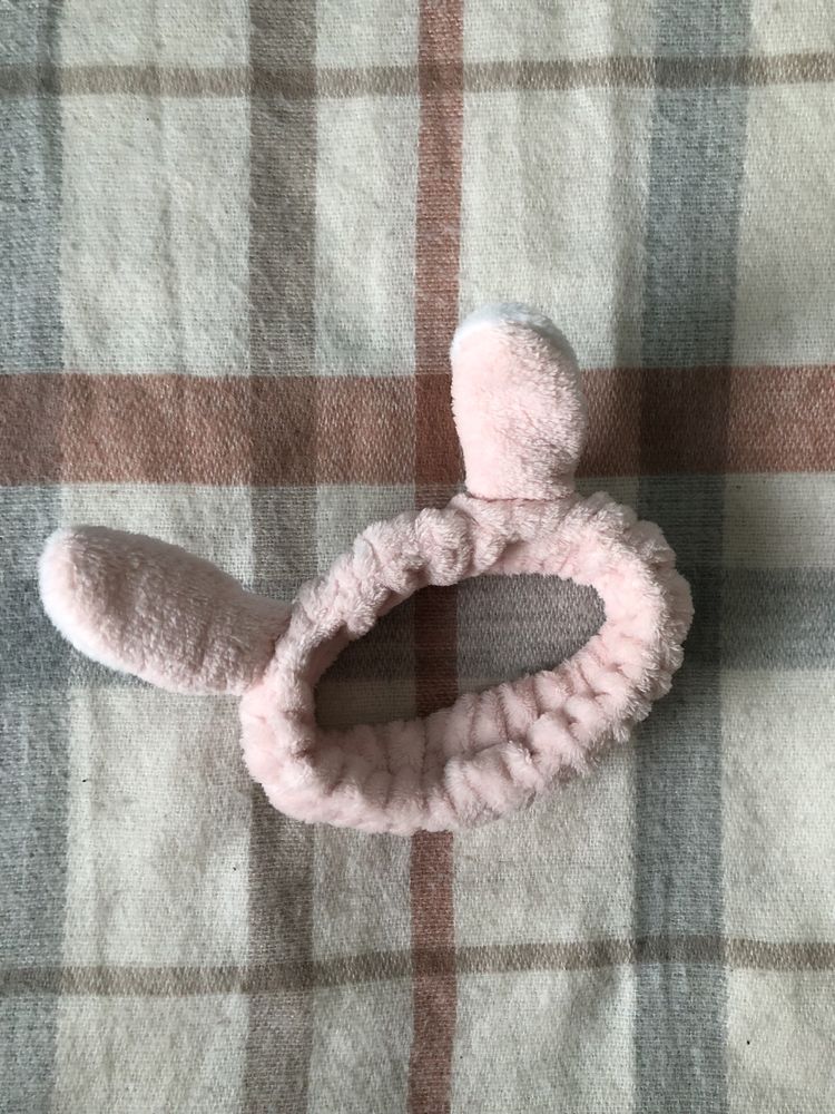 Zestaw do pielegnacji twarzy myjka soniczna opaska pluszowa scrunchie