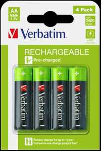 Аккумуляторы AA Verbatim AA/HR6 2500mAh 4 шт. (49517)