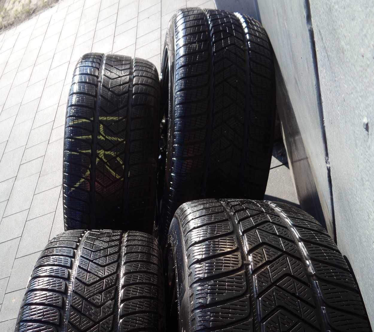Czarne alufelgi BORBET CW3 20 cali 5x108 Ford Volvo Jaguar, opony zima