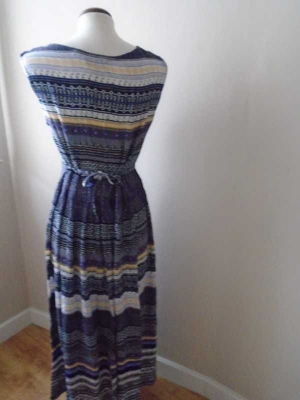 Vestido comprido étnico