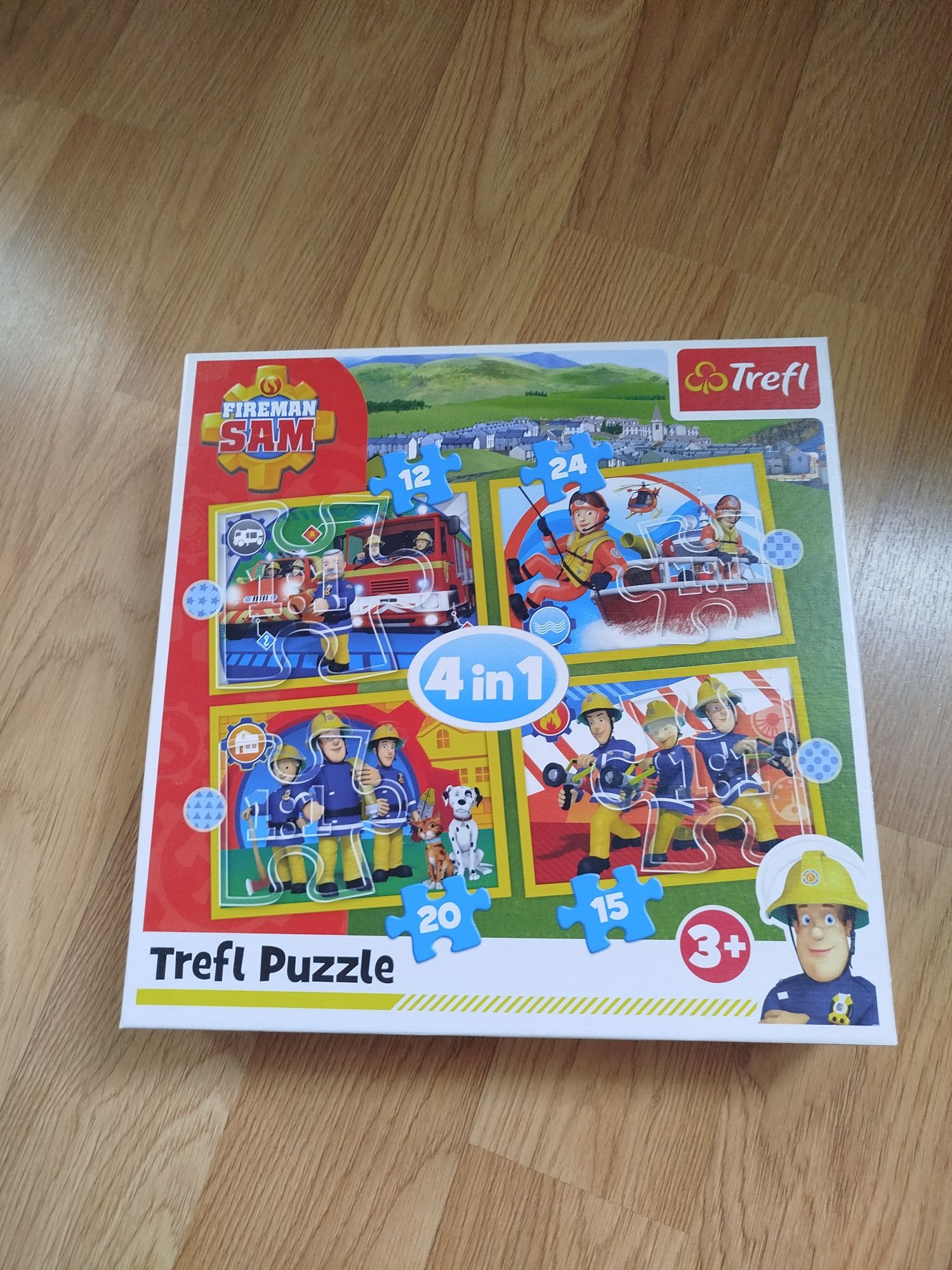 Puzzle Strażak Sam Trefl 4 w 1