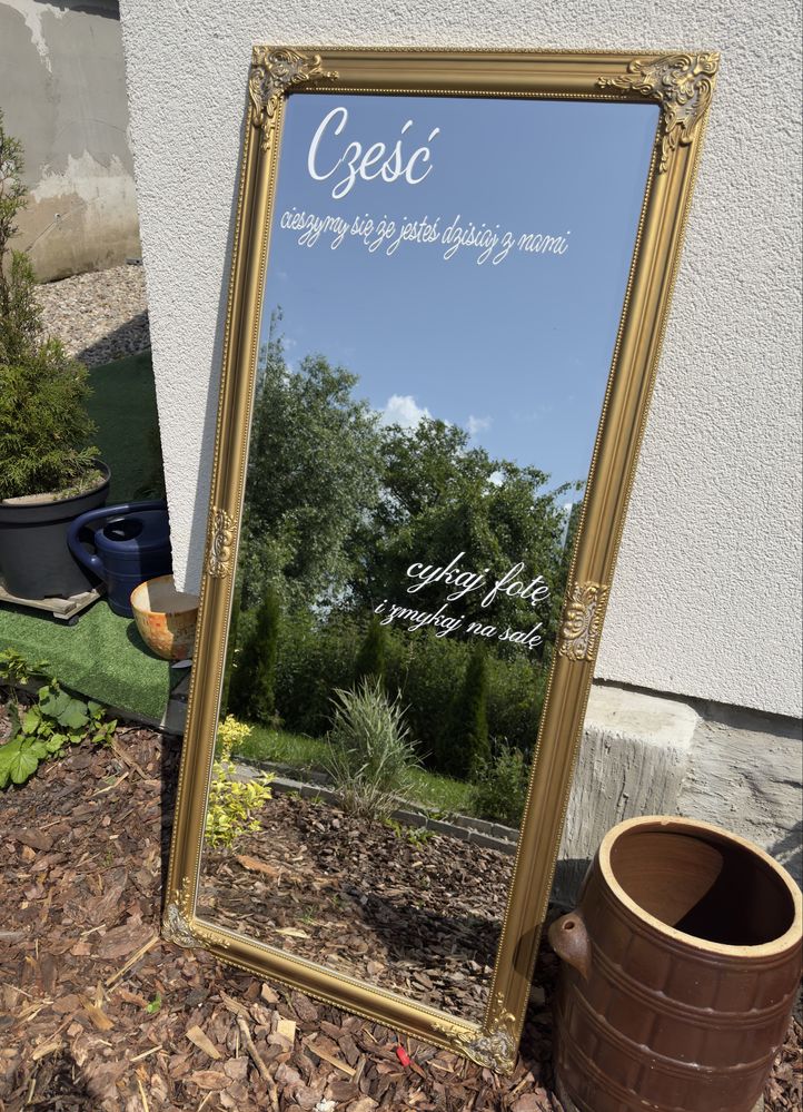 Selfie lustro mirror personalizowane