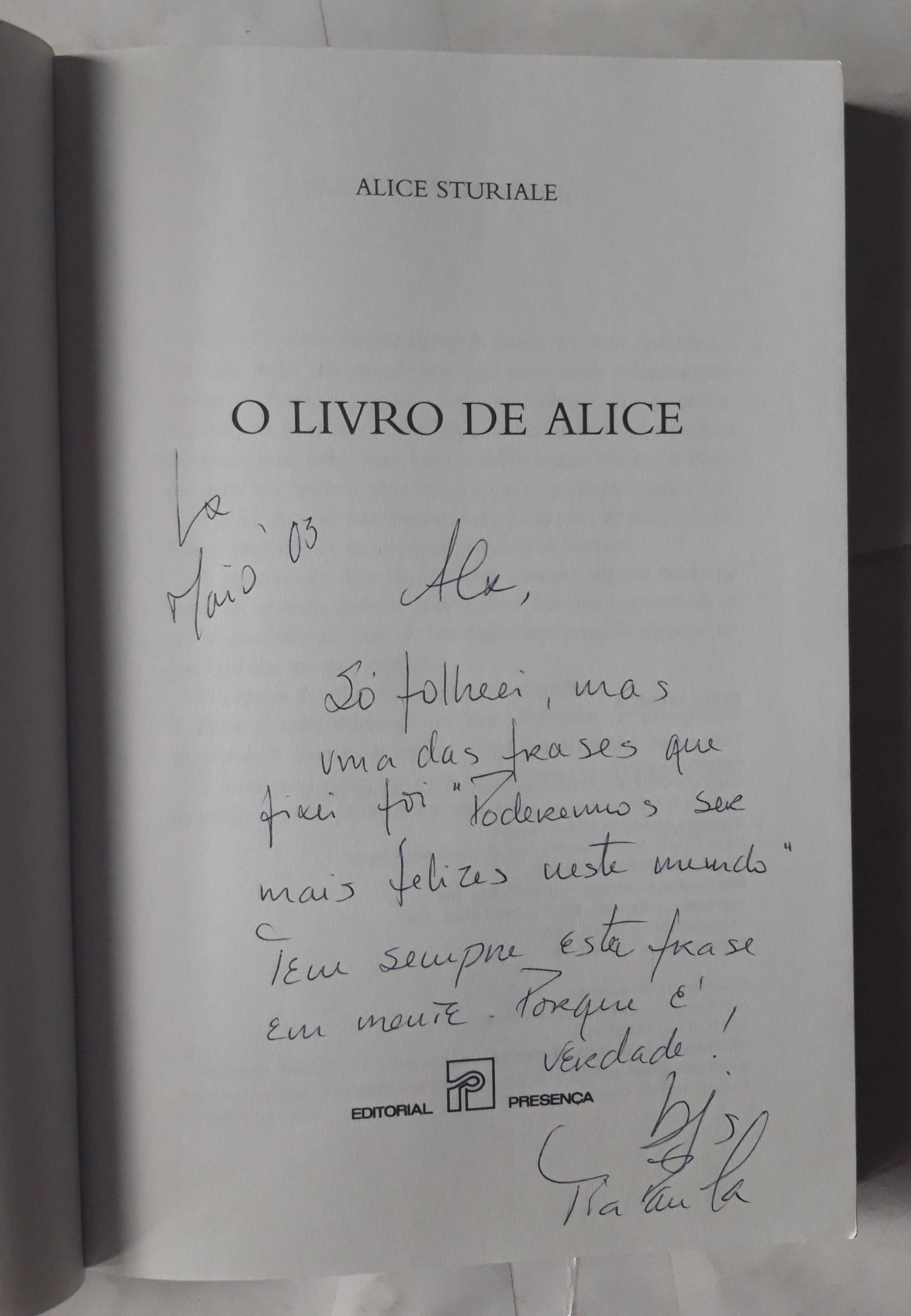 Livro REF: PAR1 - Alice Sturiale - O Livro de Alice