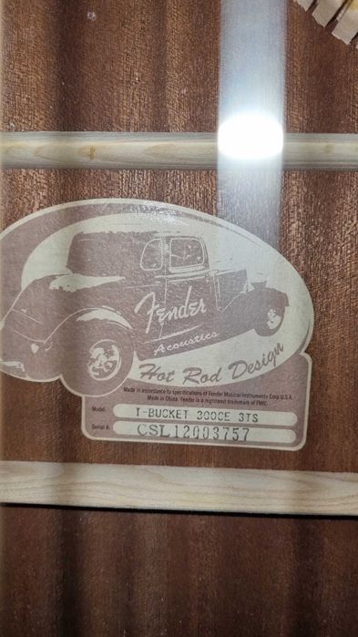 Электроакустическая гитара Fender T-Bucket 300 (Сша) оригинал