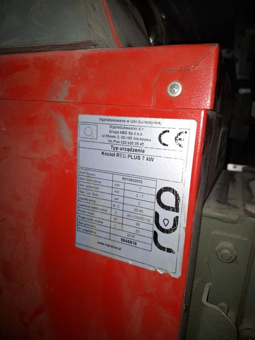 Części do pieca Red plus 7kw