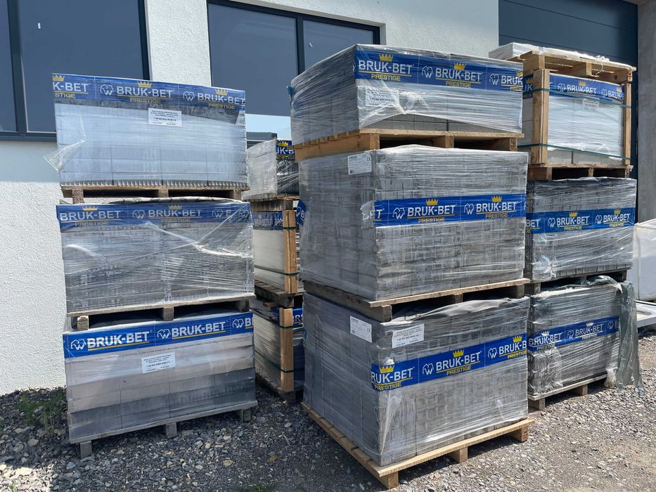 Stopnie blokowe 100x35x15cm stopnica brukowa biały kremowo beżowy