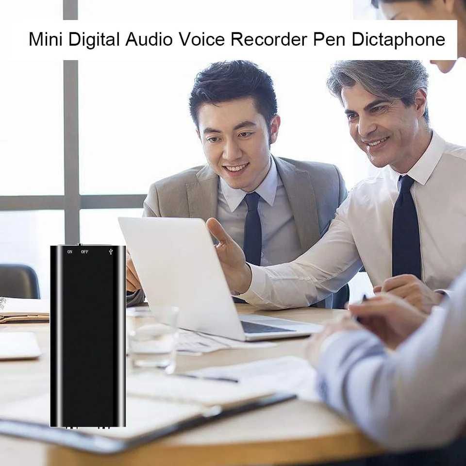 Mini dyktafon profesjonalny dźwięk cyfrowy 16GB