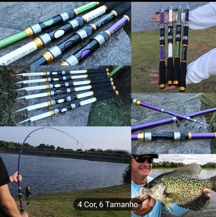 Vara De Pesca Telescópica 1.8M/4.5M