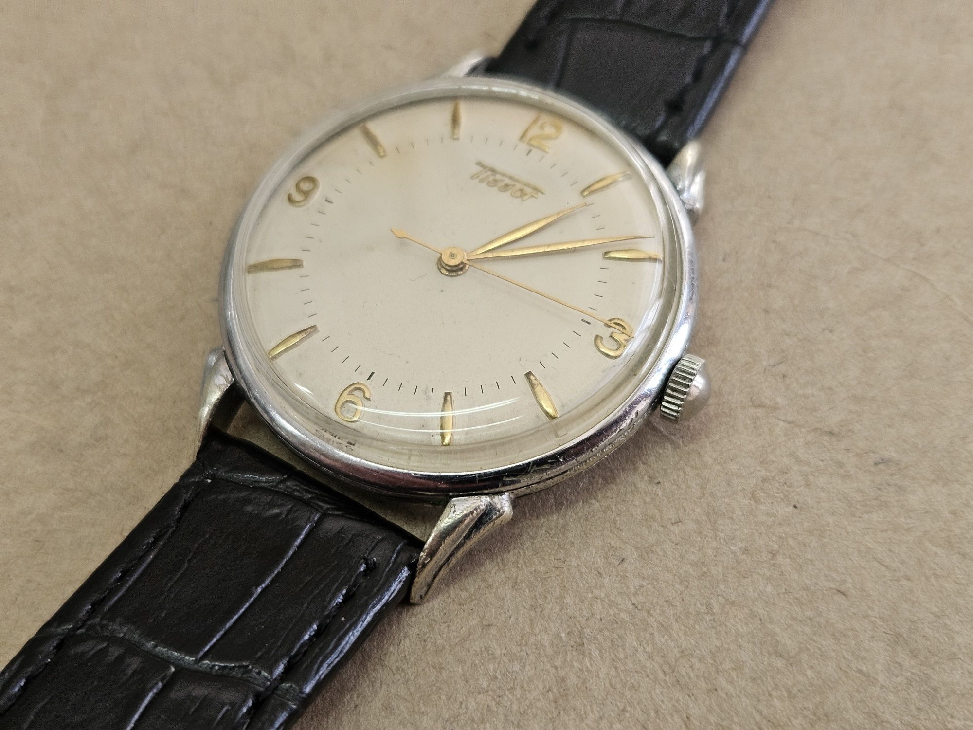 Zegarek Tissot lata 50 po serwisie
