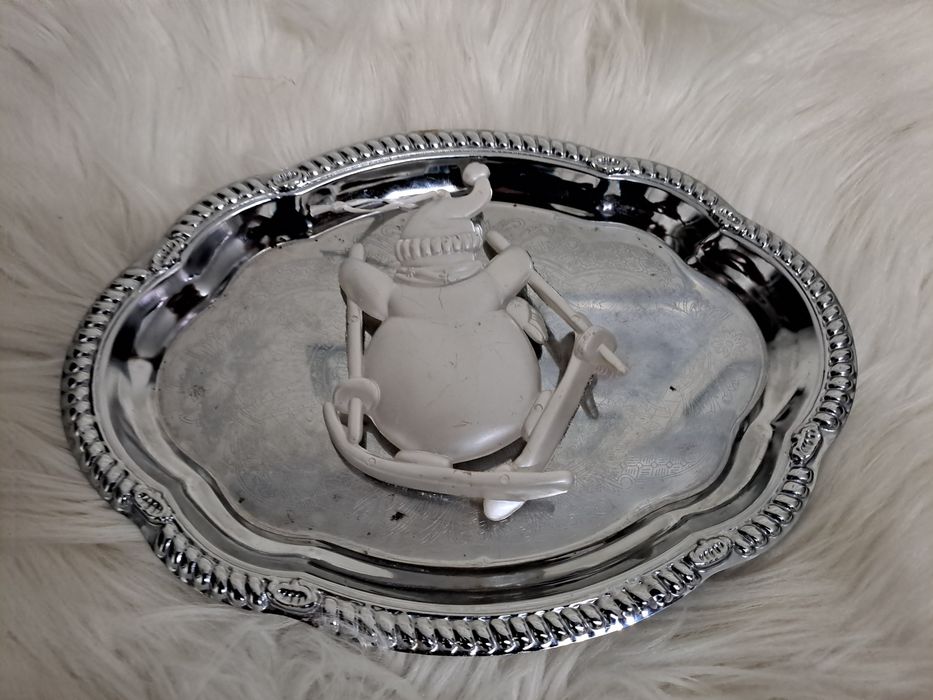 Idą Święta - Płatek śniegu, srebrny + gratis.