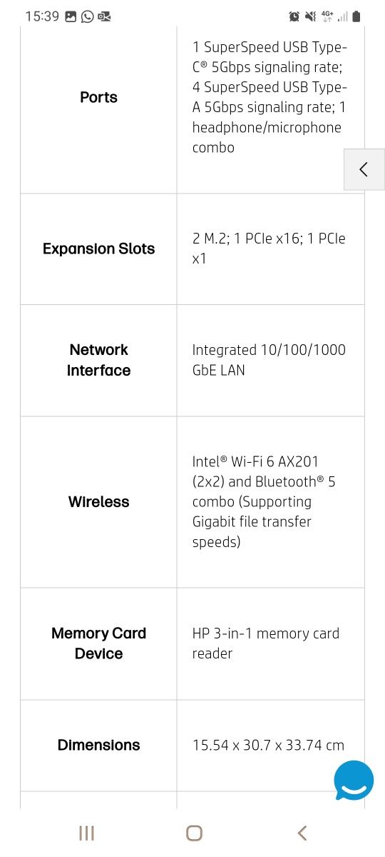 Pc HP TG 01 1005NP