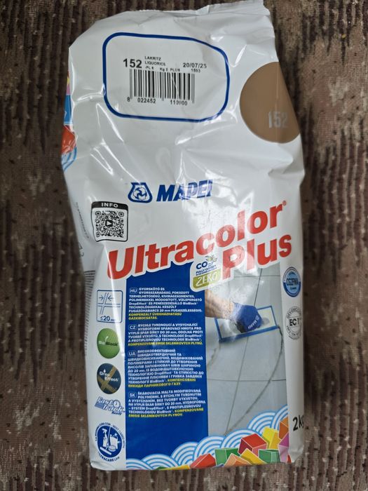 Затірка для плитки Mapei Ultracolor Plus 152 2 кг лакриція