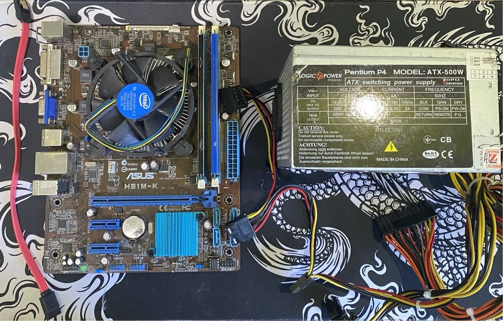 КОМПЛЕКТ Intel i5 3470+16gb ОЗУ+БП 500W+Материнська плата