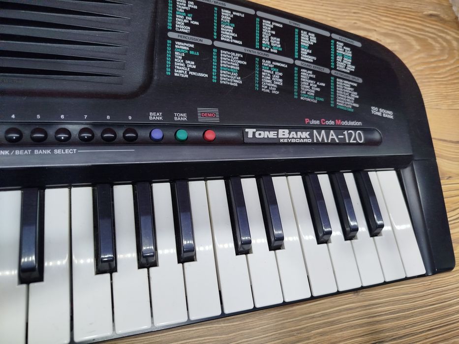 Casio MA-120, keyboard do nauki