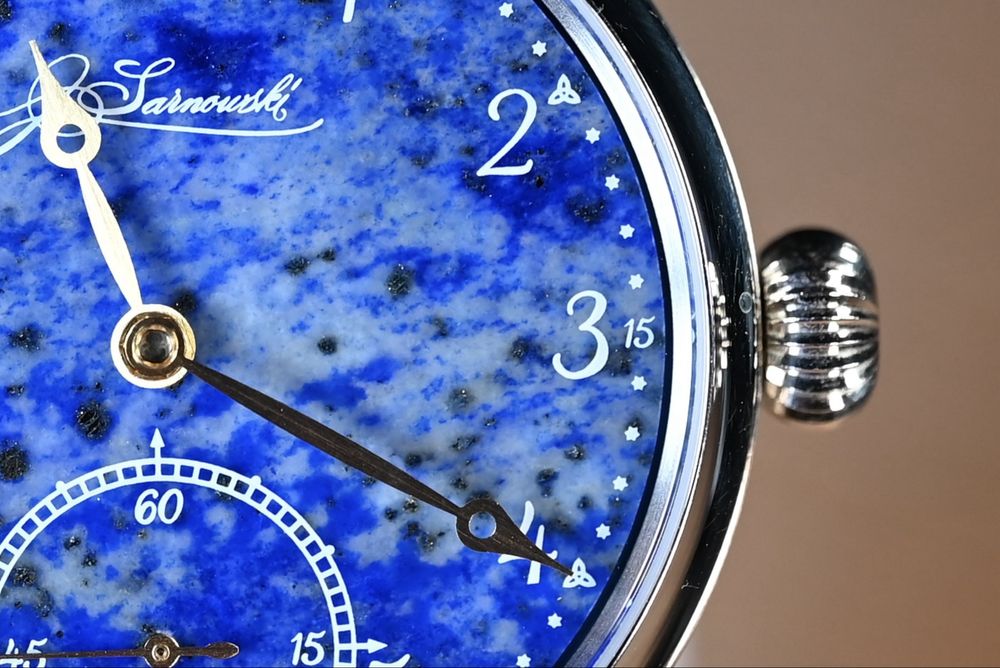 Zegarek mechaniczny J. Sarnowski Derwydd Y Nos. Lapis lazuli