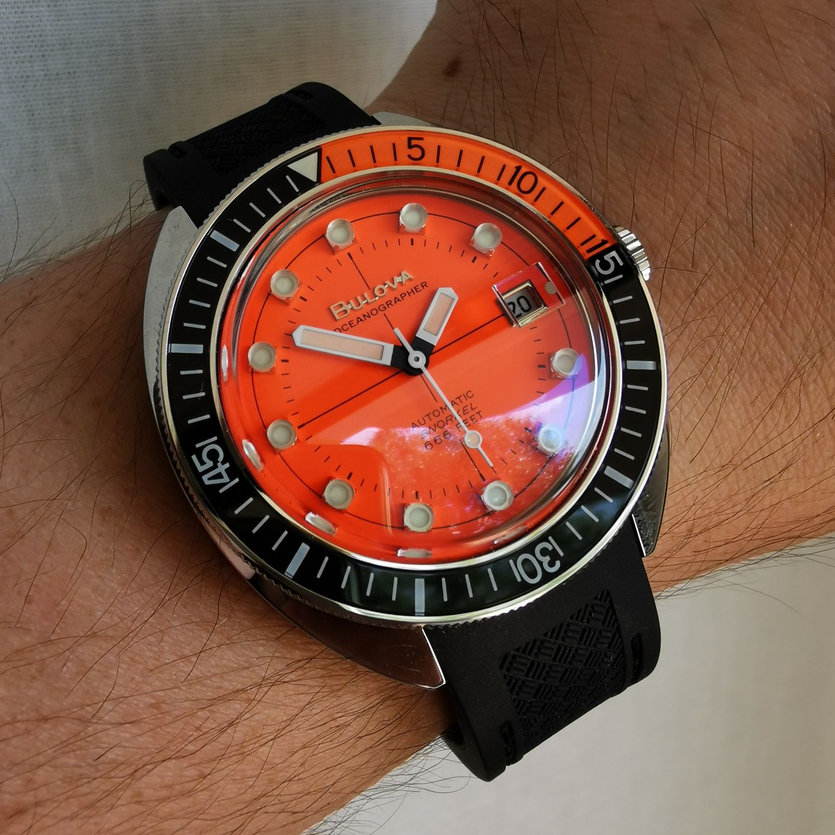 Zegarek Bulova Oceanographer Devil Diver Orange przepiękny na lato!