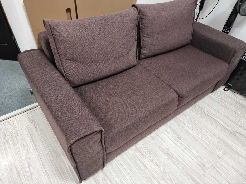 Sofa brąz 180x90x75