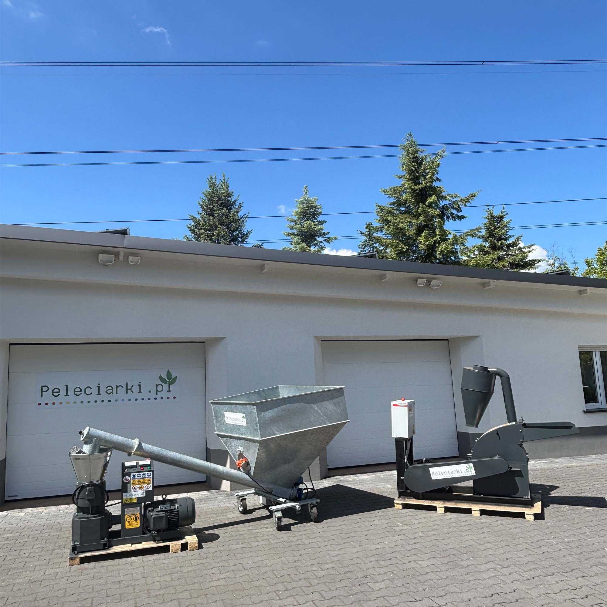 Pełna Linia Produkcyjna 220kg/h BRYKIET Pasza Karma Nawóz TRAWOKULKA