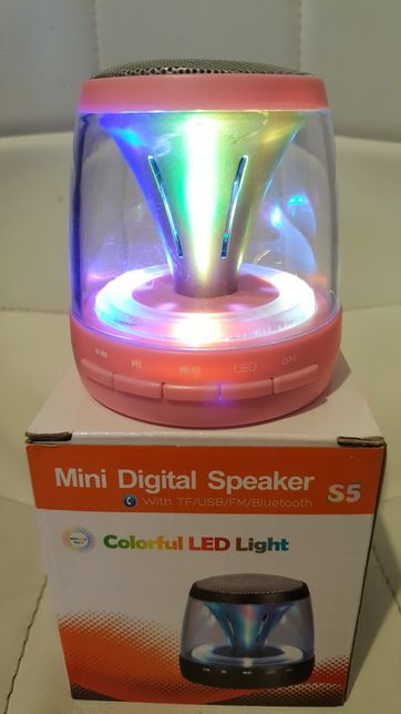 Głośnik Bluetooth Colorful LED Light.