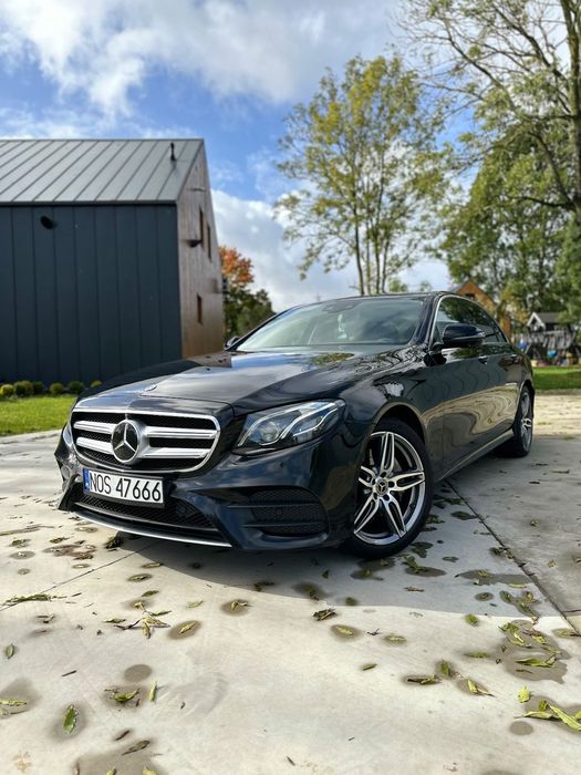 Mercedes-Benz Klasa E Mercedes-Benz E 220 d 4MATIC AMG | MULTIBEAM | Masaż | Nappa | Pierwsz