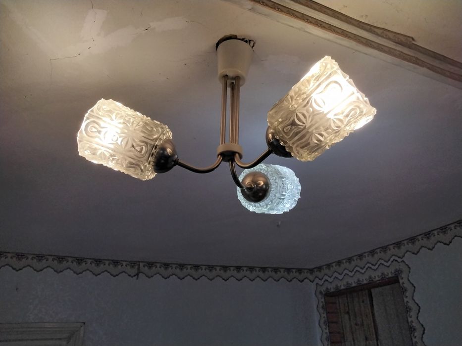 Люстра винтажная производства СССР