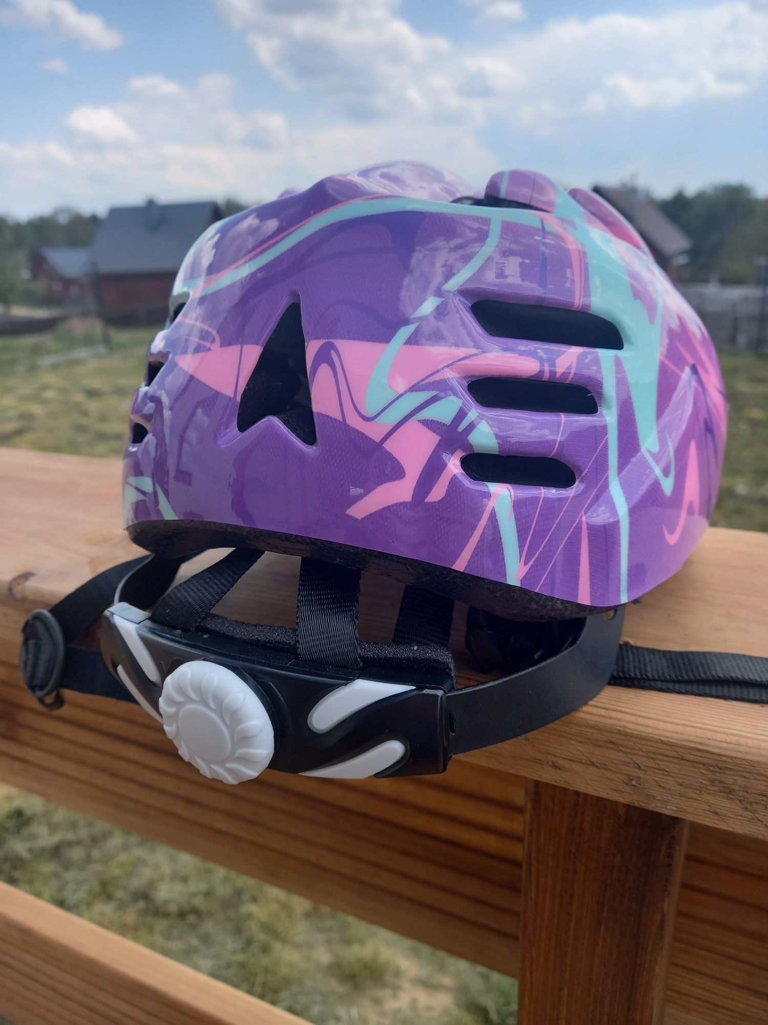 Kask rowerowy dziedzięcy 3/4 latka XS