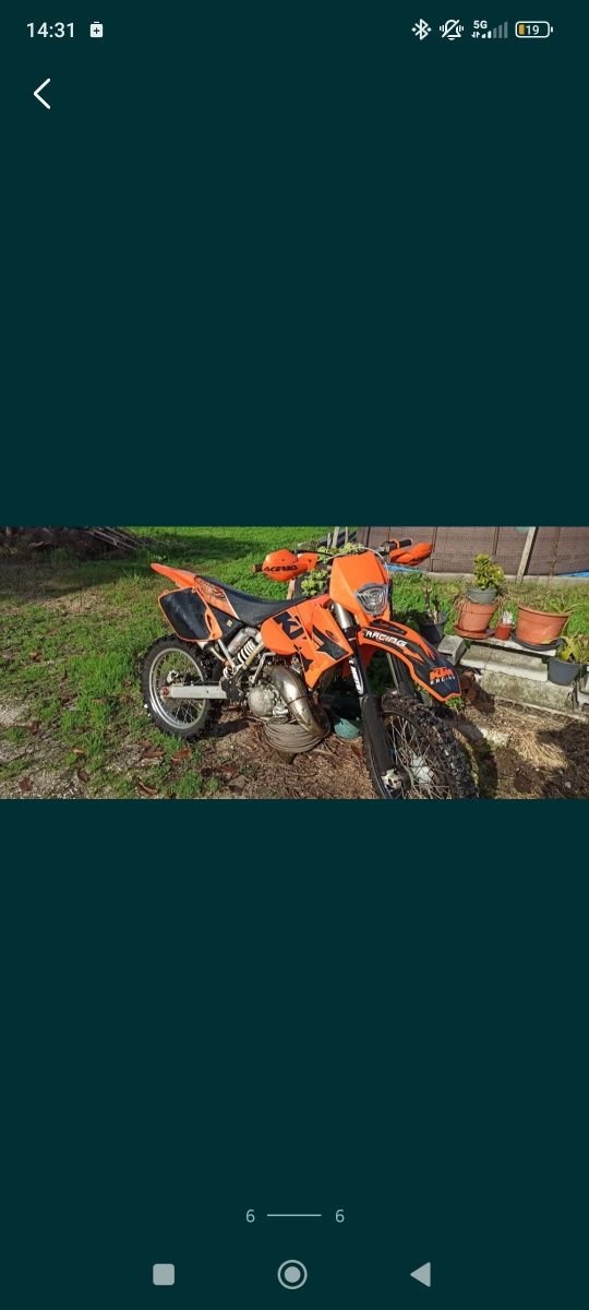 KTM 125cc exc 2004