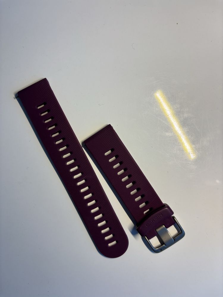 Pasek do Garmin Forerunner 20mm bordowy