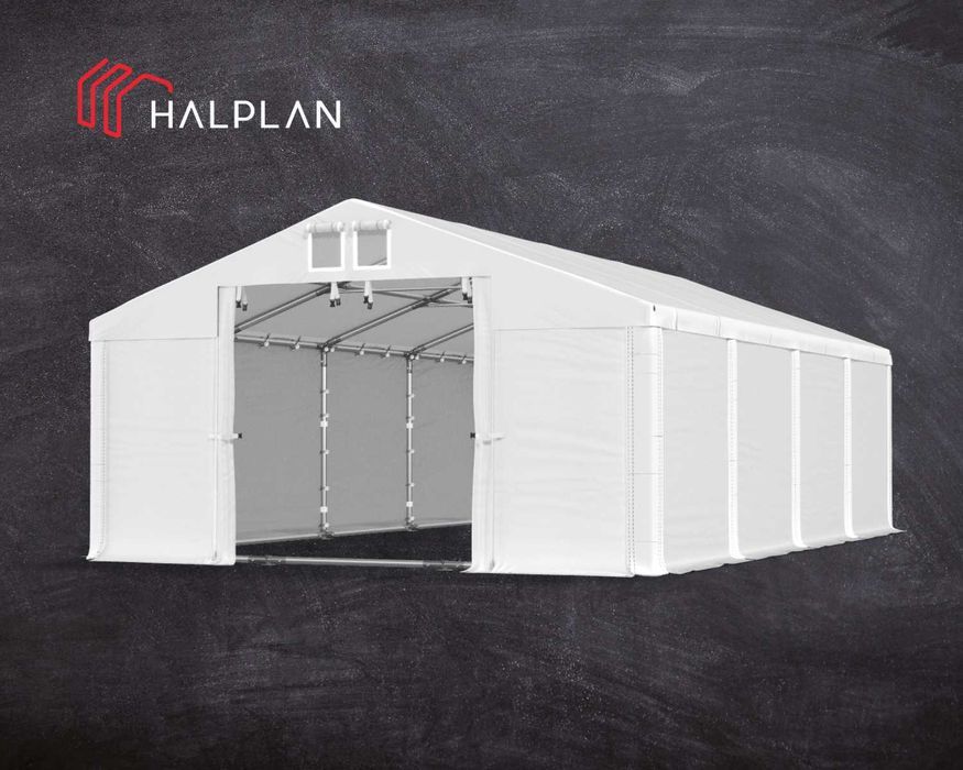 5x8x2m Namiot magazynowy konstrukcja wzmocniona hala garaż S+ Sd