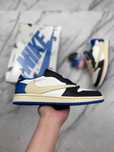 TravisScott\Jordan1*Retro*DamskieNikeAIrniebieski UnisexTrampki.45