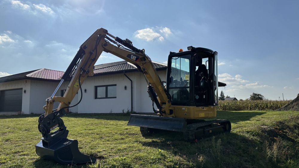 Koparka CAT 303.5 E Szybkozłącze Rotor Klimatyzacja