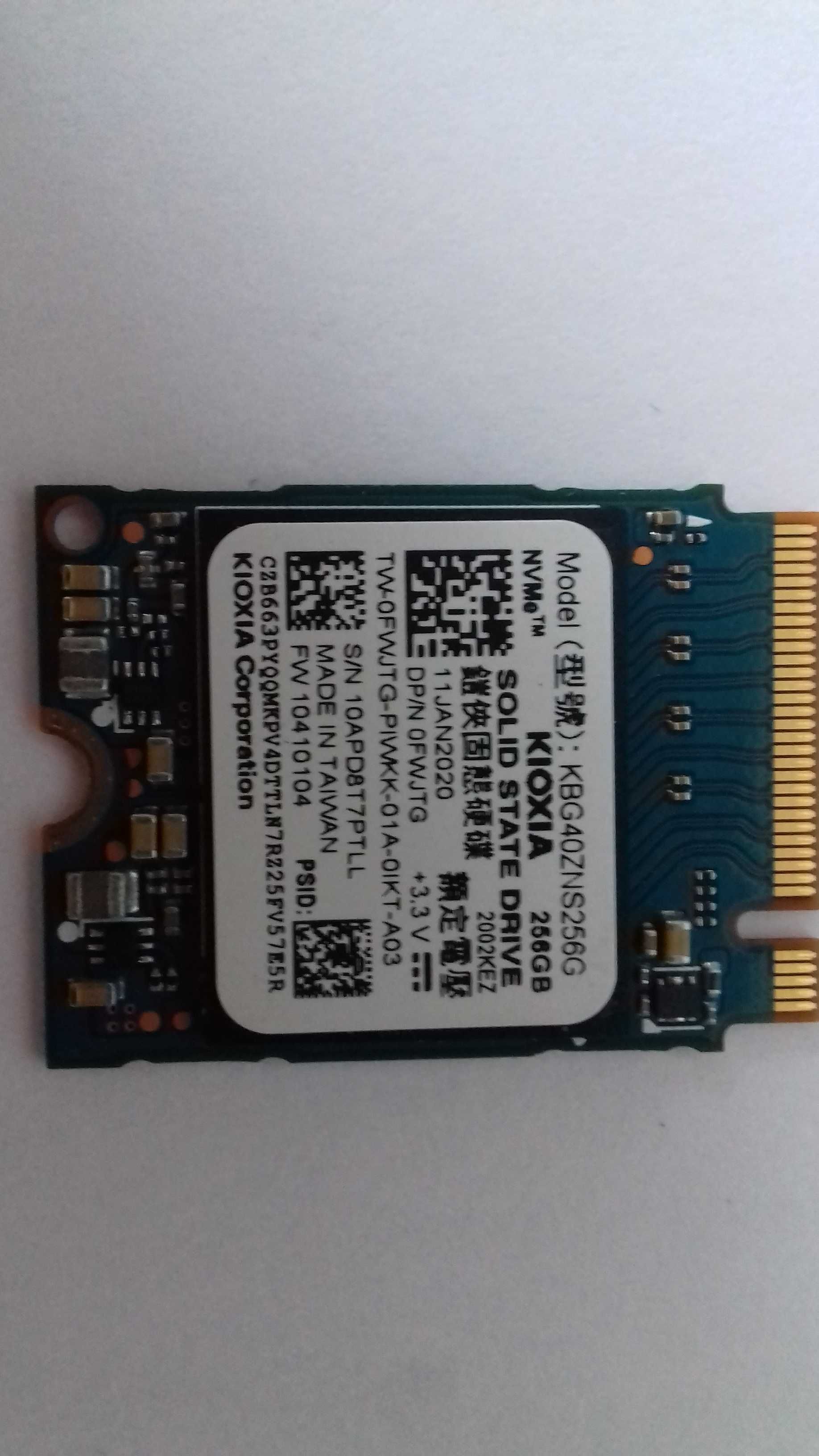Stan idealny DYSK SSD 256GB. Różne modele-foto.Wewnętrzny.