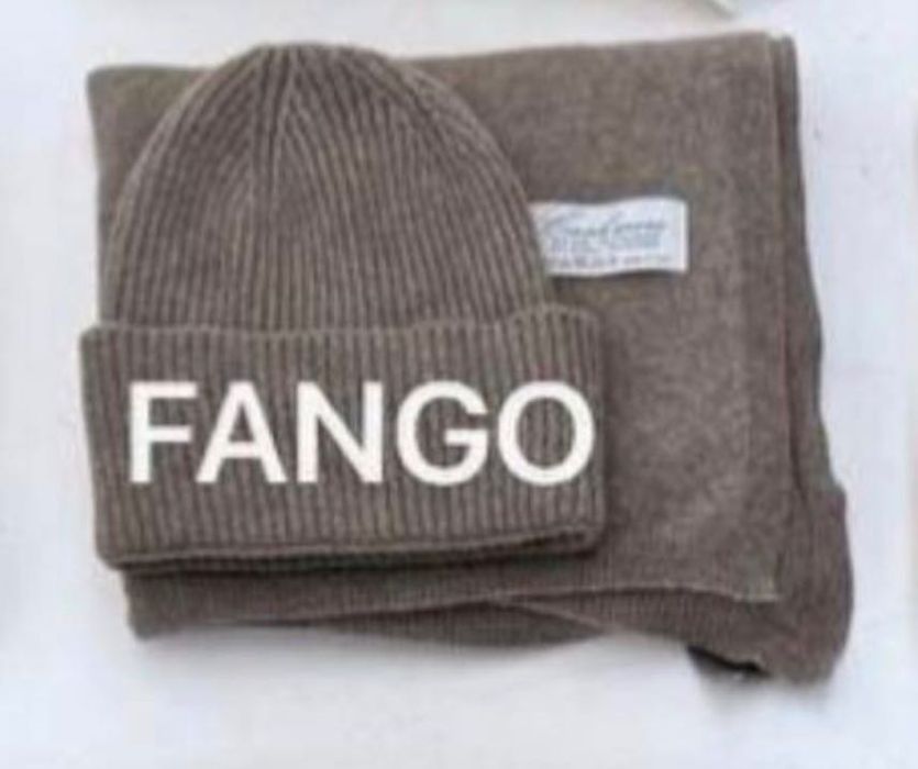 Кашеміровий комплект шапка і шарф,Італія,оригінал