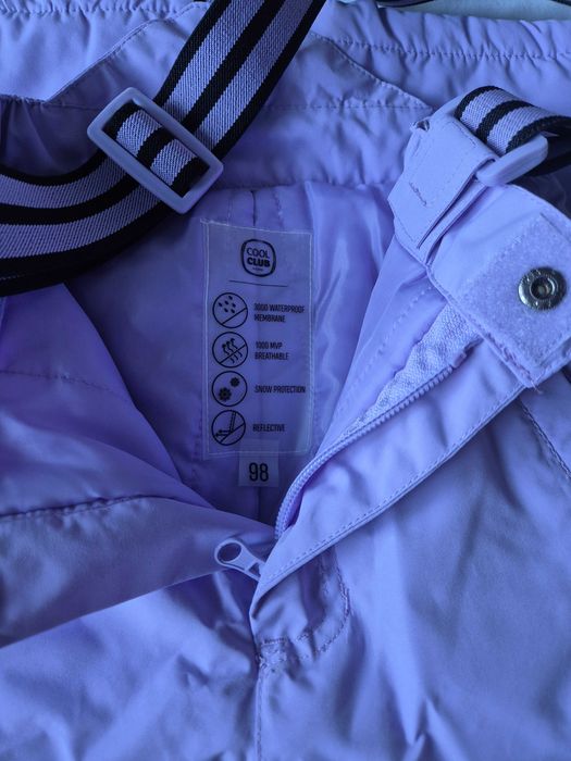 Spodnie narciarskie śniegowe cool club rozmiar 98 cm