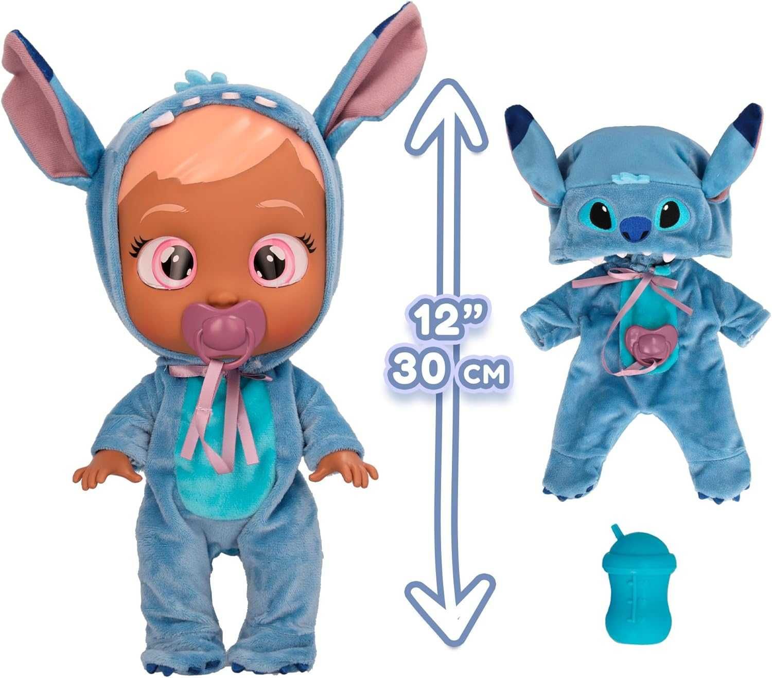 Інтерактивна Лялька Край Бебі Стіч Дісней Cry Babies Disney Stitch 30
