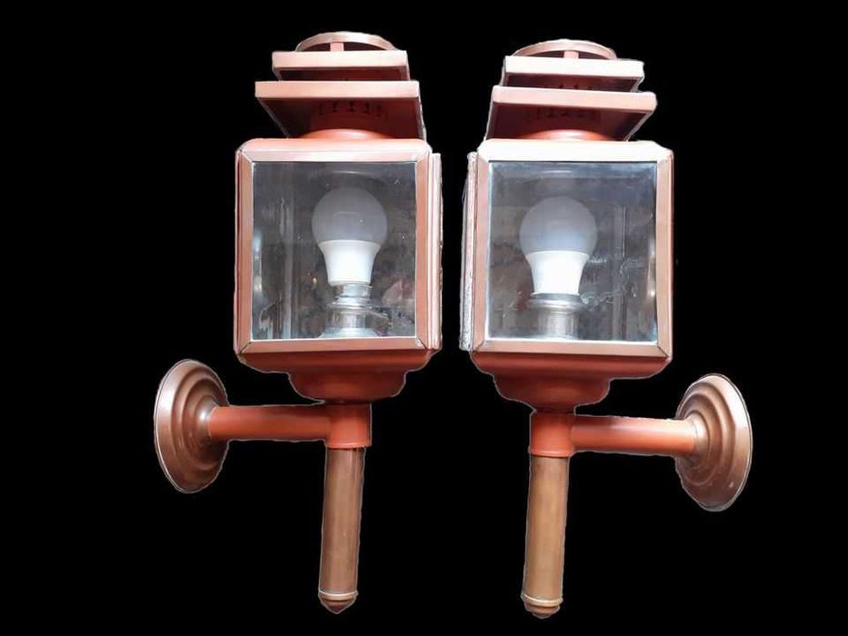 Lanternas / candeeiros de parede e aplique de parede anos 60/70