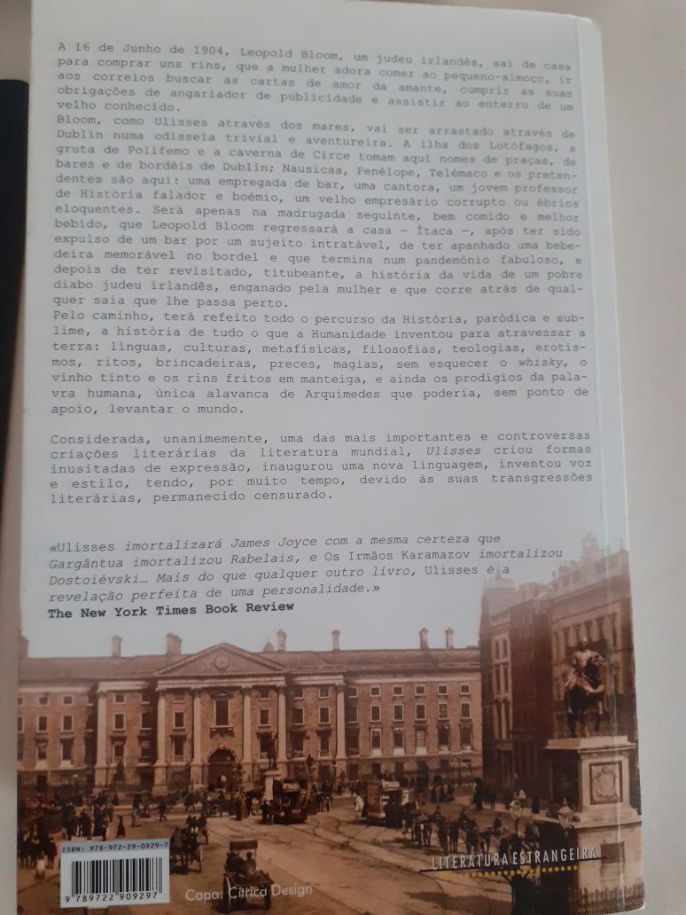 Livro Ulisses de James Joyce Editora Difel