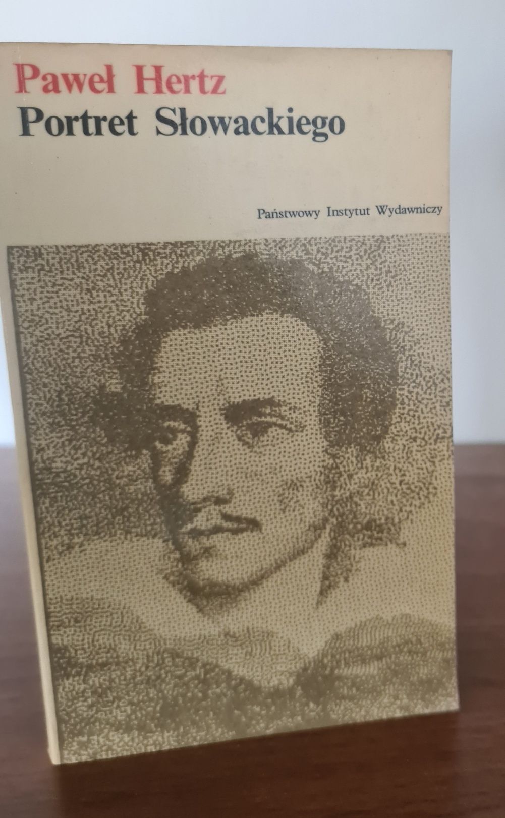Portret Słowackiego - Paweł Hertz. Książka z 1976 roku