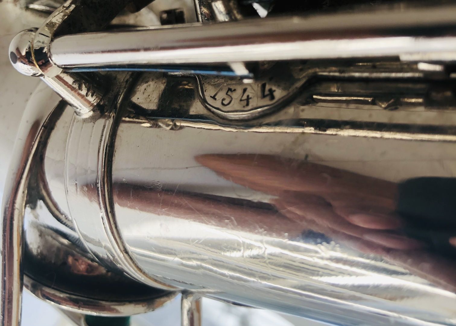Saxofone alto Pierret Corps Embouti (stencil Johannes Adler)