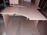 Biurka r. 160x70 cm kolor olcha/mahoń, z płyty MDF - dostawa grat
