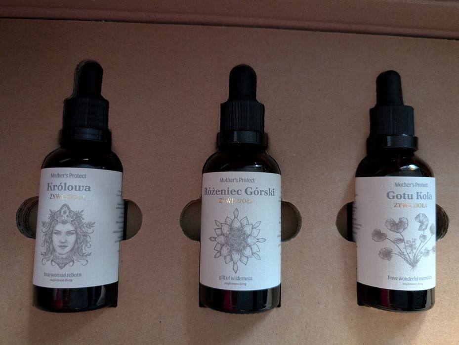 Zestaw Mother's Protect ŻYWE ZIOŁA 3 sztuki - Adaptogeny, Holistyczne