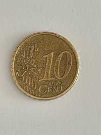 Moeda Rara 10 Cêntimos ano 2000