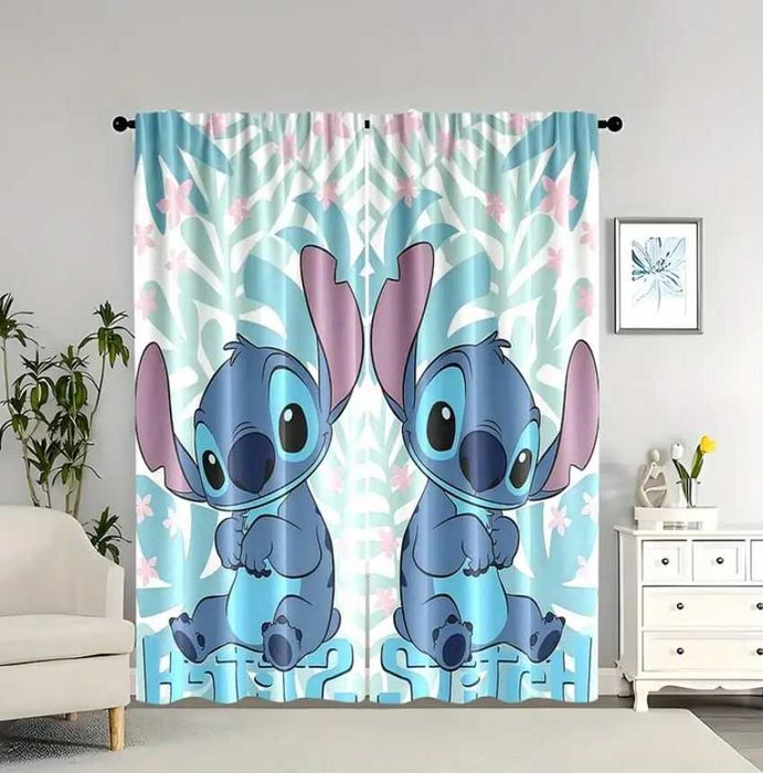 ZASŁONY 2D 60x150cm LILO&STITCH Lilo i Stitch Disney DLA DZIECI h202