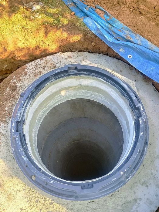 Kręgi i pokrywy betonowe 120x60. Kopanie czyszczenie studni