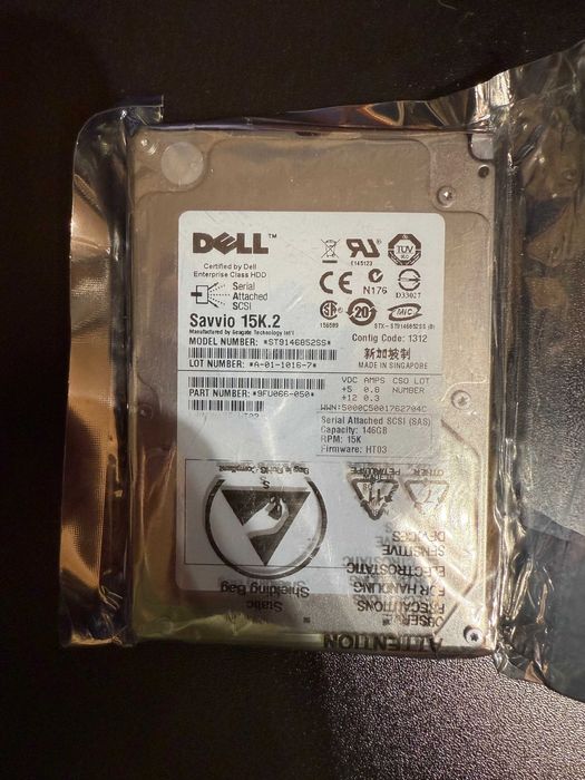Dyski serwerowe Dell SAS 2,5 146, 300, 600GB