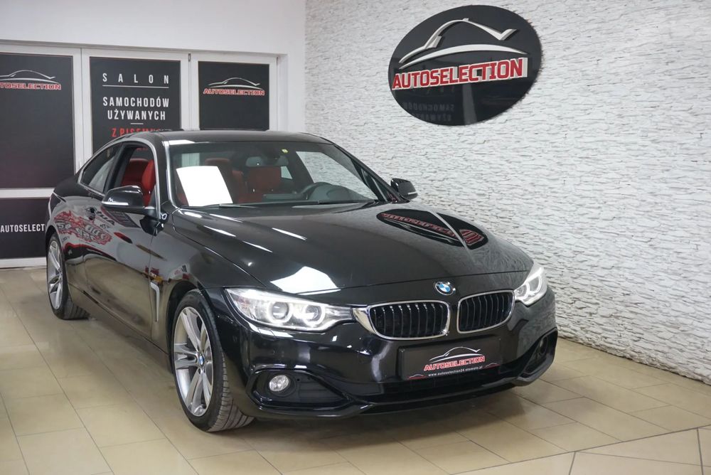 BMW Seria 4 2.0D 184KM N47D20C! 2014r! Ksenon! Ringi! Skóra! LED! PDC! F1!