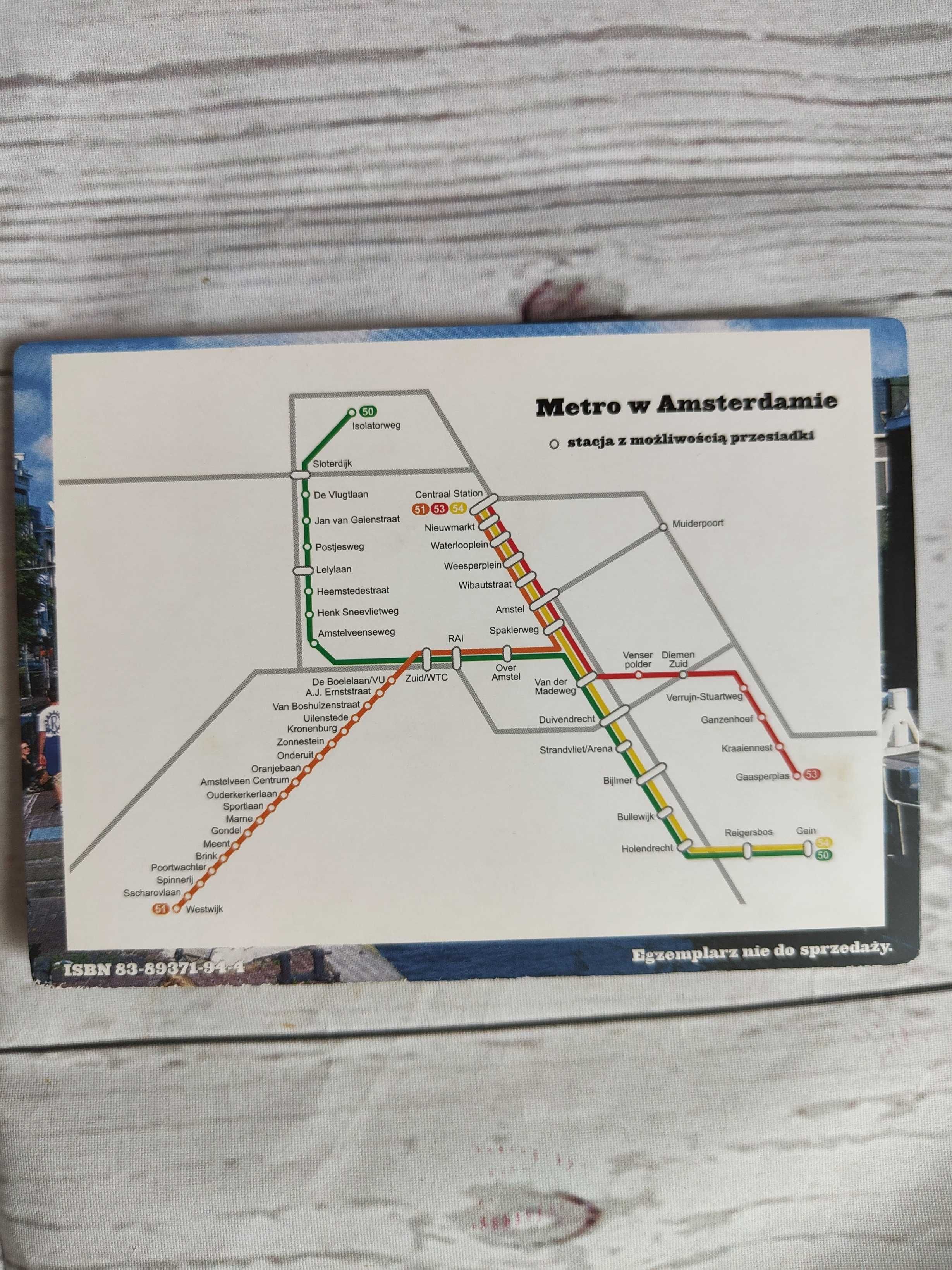 AMSTERDAM mapa i przewodnik po mieście
