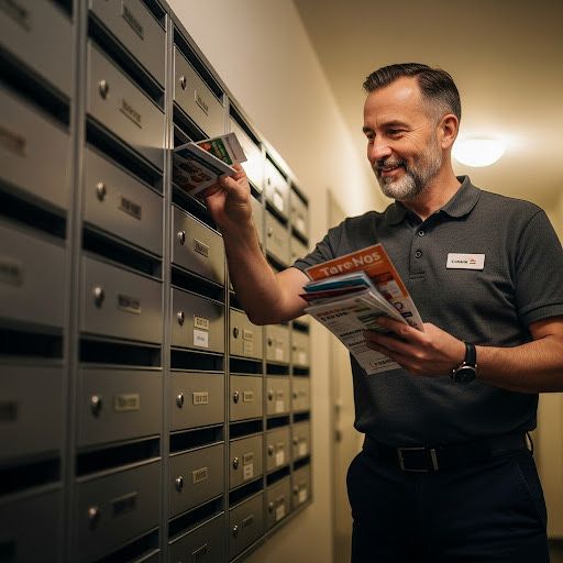 Publicidade nas mãos certas: distribuição eficiente e profissional.