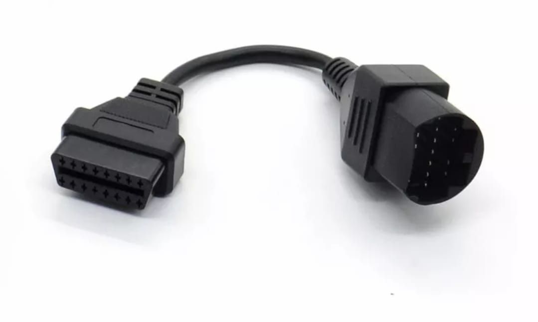 Cabo Adapatador OBD OBD2 Mazda e Toyota 17Pin Para 16Pin NOVO