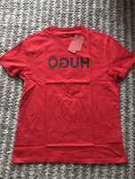 Hugo Boss koszulka t -shirt meska czerwona czarna